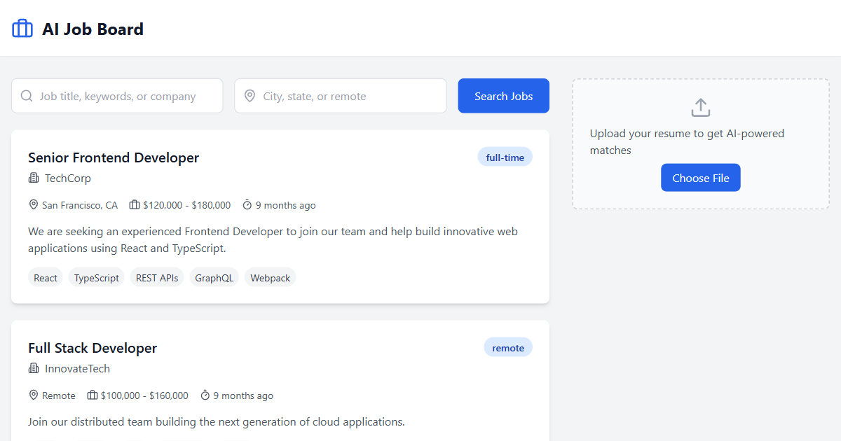 AI Job Board
