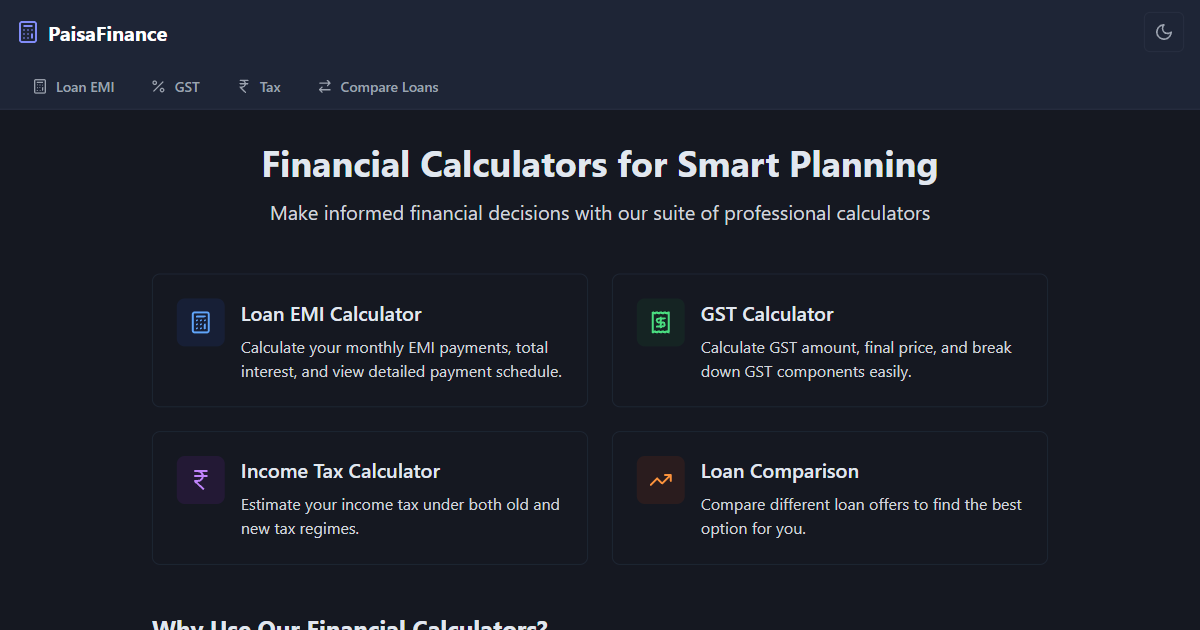 All-in-One Finance Calculator