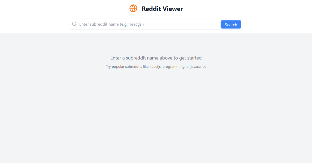 Reddit Post Viewer